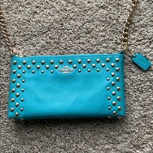 COACH Zipper Chain Clutch